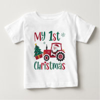 Meine erste Weihnachts-Niedliche Santa Traktor Far
