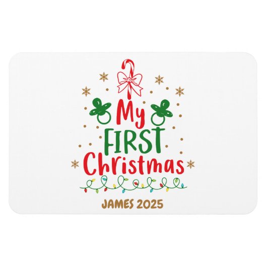 Meine erste Weihnachtscreme Candy Magnet (Horizontal)