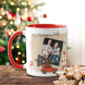 Meine erste Weihnachtsfeier als Daddy Foto Winterf Tasse