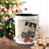 Meine erste Weihnachtsfeier als Daddy Foto Winterf Tasse
