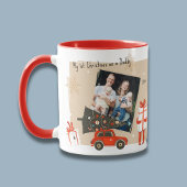 Meine erste Weihnachtsfeier als Daddy Foto Winterf Tasse