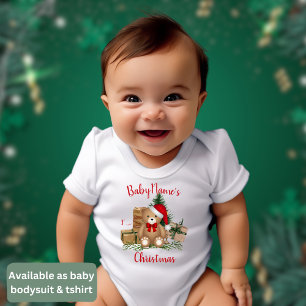 Meine erste Weihnachtsfeier mit dem Namen niedlich Baby Strampler