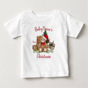 Meine erste Weihnachtsfeier mit dem Namen niedlich Baby T-shirt
