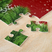 Meine erste Weihnachtsfeier mit Red Bow Gold Foto Puzzle (Seite)