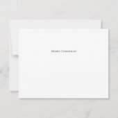 Meine erste Weihnachtskarte für das Foto Einladung (Rückseite)