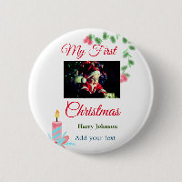 Meine erste Weihnachtskerze gibt dem Foto den Name