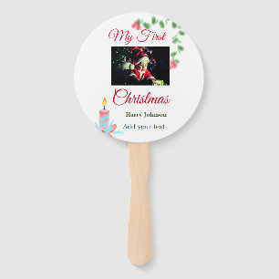 Meine erste Weihnachtskerze gibt dem Foto den Name Fächer