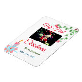 Meine erste Weihnachtskerze gibt dem Foto den Name Magnet (Linke Seite)