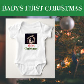 Meine erste Weihnachtskrippe Baby Strampler