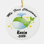 Meine erste Weihnachtsverzierung - Keramik Ornament (Vorne)