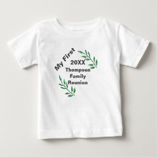 Meine erste Wiedersehen-Bäume meiner Familie sind Baby T-shirt