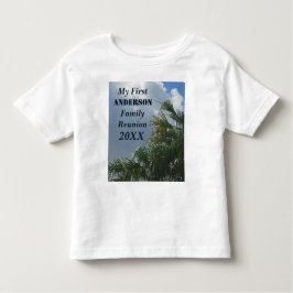Meine erste Wiedersehen Palm Trees Beach Kleinkind T-shirt