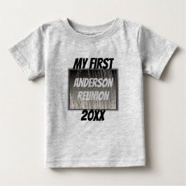 Meine erste Wiedersehen-Silberstreifen-Gruppe Baby T-shirt