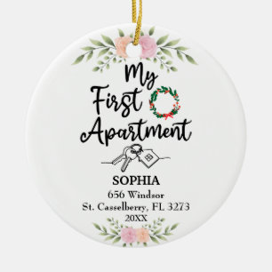 Meine erste Wohnung 2022 mit Wasserfarben Blumen Keramik Ornament