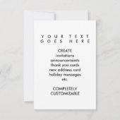 meine erste Zuhause (Mod-Sonnenaufgang) Einladung (Rückseite)