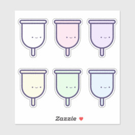 Meine ersten Niedlichen Rainbow Menstruationsups Aufkleber