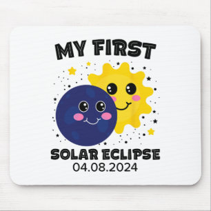 Meine ersten Solar Eclipse Kindermädchen 2024 Sol Mousepad