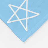Meine ersten Sterne (Blau) Fleecedecke (Ecke)