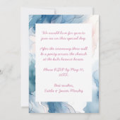 Meine ersten Wasserfarbenwolken Einladung (Rückseite)