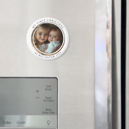 Meine ersten Weihnachten als große Schwester Custo Magnet