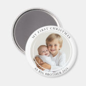 Meine ersten Weihnachten als großes Foto der Brüde Magnet (Vorderseite/Rückseite)