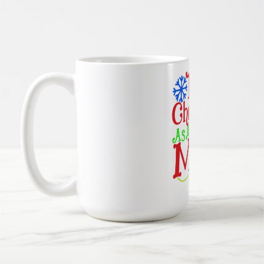 Meine ersten Weihnachten als Mama Kaffeetasse (Links)