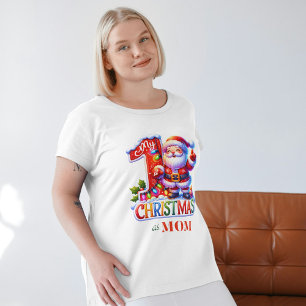 Meine ersten Weihnachten als Mama Weihnachten T - T-Shirt