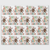 Meine ersten Weihnachten frohe Weihnachten Geschenkpapier (Flach)