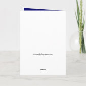 Meine ersten Weihnachten im Himmel Blaue Schneeflo (Rückseite)