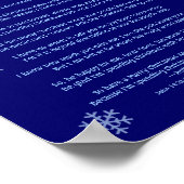 Meine ersten Weihnachten im Himmel Poster (Ecke)