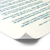 Meine ersten Weihnachten im Himmelsposter Poster (Ecke)