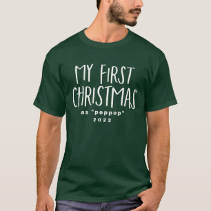 Meine ersten Weihnachten Spaß personalisiert T-Shirt