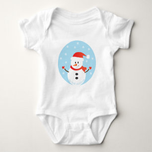 Meine ersten Weihnachtsschneeflakes Baby Strampler