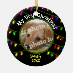 Meine erstes Weihnachtskundenspezifischen Keramik Ornament