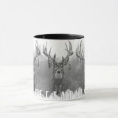 Meine Erwartungen Whitetail Deer Tasse (Zentrum)