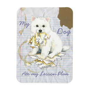 Meine Eskie Ate My Lessingplan Magnet