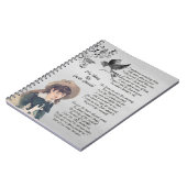 Meine Extravagante Poesie von Lewis Carroll Notizblock (Linke Seite)