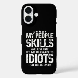 Meine Fähigkeiten im Umgang mit Menschen sind in O iPhone 16 Hülle