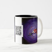 Meine Fahrrad-Tasse Zweifarbige Tasse (VorderseiteRechts)