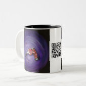 Meine Fahrrad-Tasse Zweifarbige Tasse (Vorderseite Links)