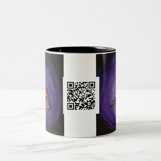 Meine Fahrrad-Tasse Zweifarbige Tasse (Mittel)