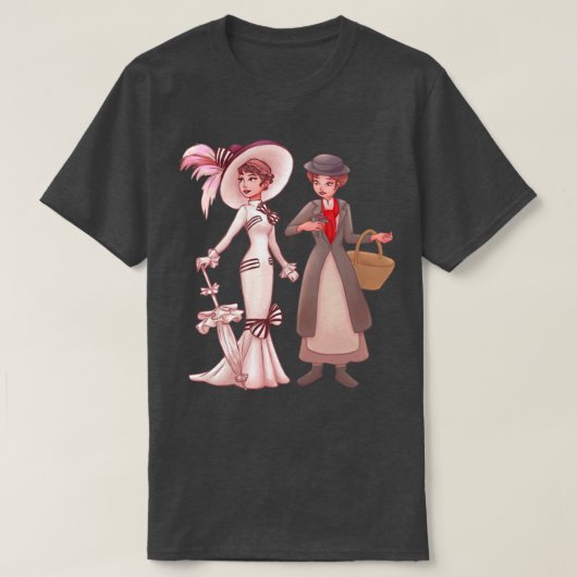Meine Fair Lady Sticker T-Shirt (Design vorne)