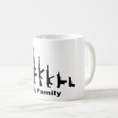 Meine Familie (i-Liebe-Gewehre) Kaffeetasse (VorderseiteRechts)