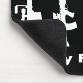 Meine Familie (i-Liebe-Gewehre) Mousepad (Ecke)