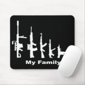 Meine Familie (i-Liebe-Gewehre) Mousepad (Mit Mouse)