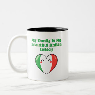 Meine Familie Mein Schönes Italienisches Erbe Stol Zweifarbige Tasse