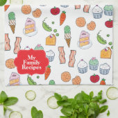 Meine Familien-Rezepte Handtuch (Gefaltet)