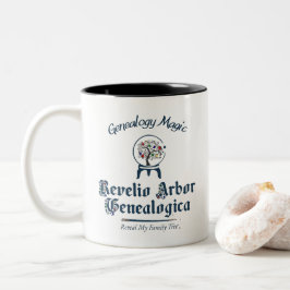 Meine Familiengeschichte enthüllen Zweifarbige Tasse