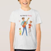 Meine Familienstücke Tri-Blend Shirt (Vorderseite)