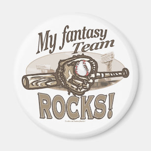 Meine Fantasie-Team-Felsen! Magnet
